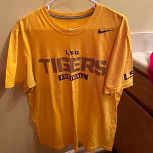 Nike LSU Football T Shirt Large